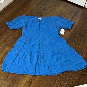 NWT Velvet by Graham & Spencer Clarissa05 Blue Dress - Size Small